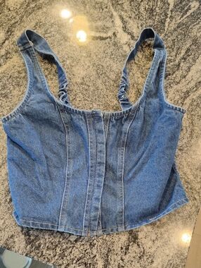 Denim Corset